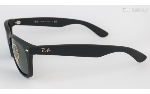 Ray-Ban New Wayfarer Classic Black Matte (RB2132 622 55mm) saules brilles